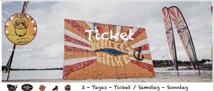 WHEELS & WAKE Ticket 2 Tage / Samstag-Sonntag