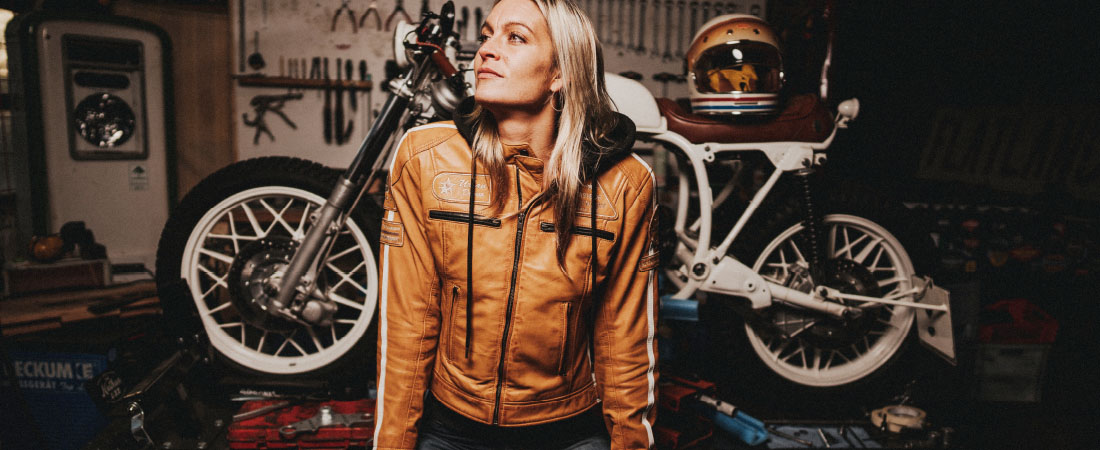 DIFI JOLENE Motorradjacke Leder Damen