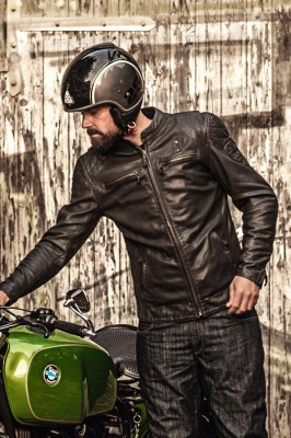 DIFI CHICAGO Motorradjacke Leder Retro